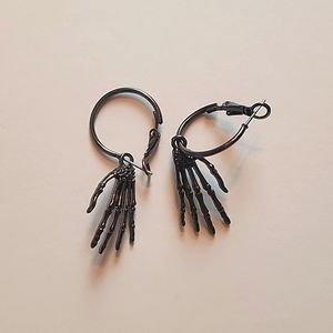 Skull Hands Earrings